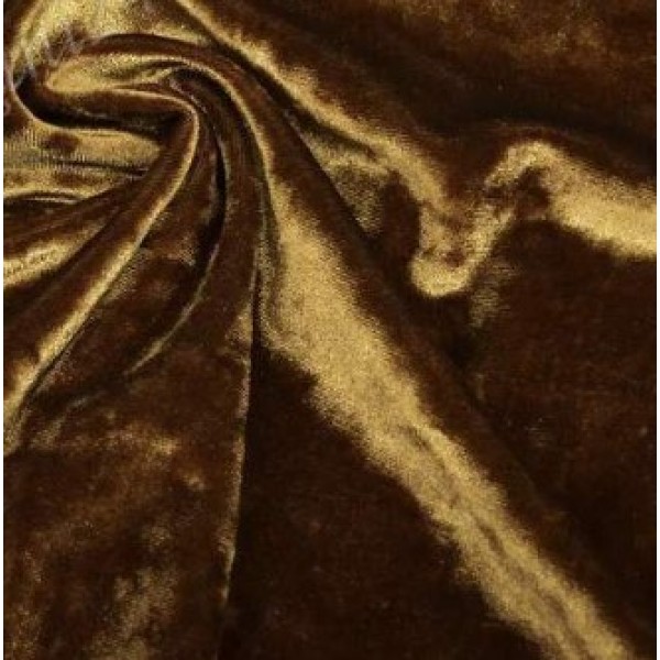 Бархат мраморный, коричневый, р-р 35х50 см